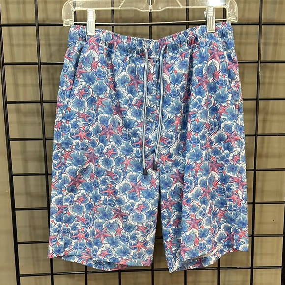 Floral Starfish Swim Shorts - Picture 1 of 3